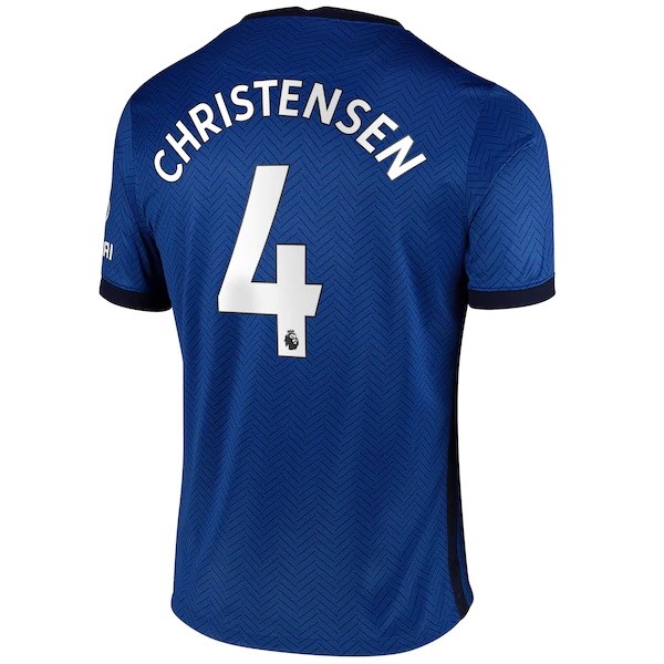 Trikot Chelsea NO.4 Christensen Heim 2020-21 Blau Fussballtrikots Günstig